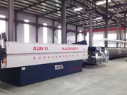 Container double head flat wire machine
